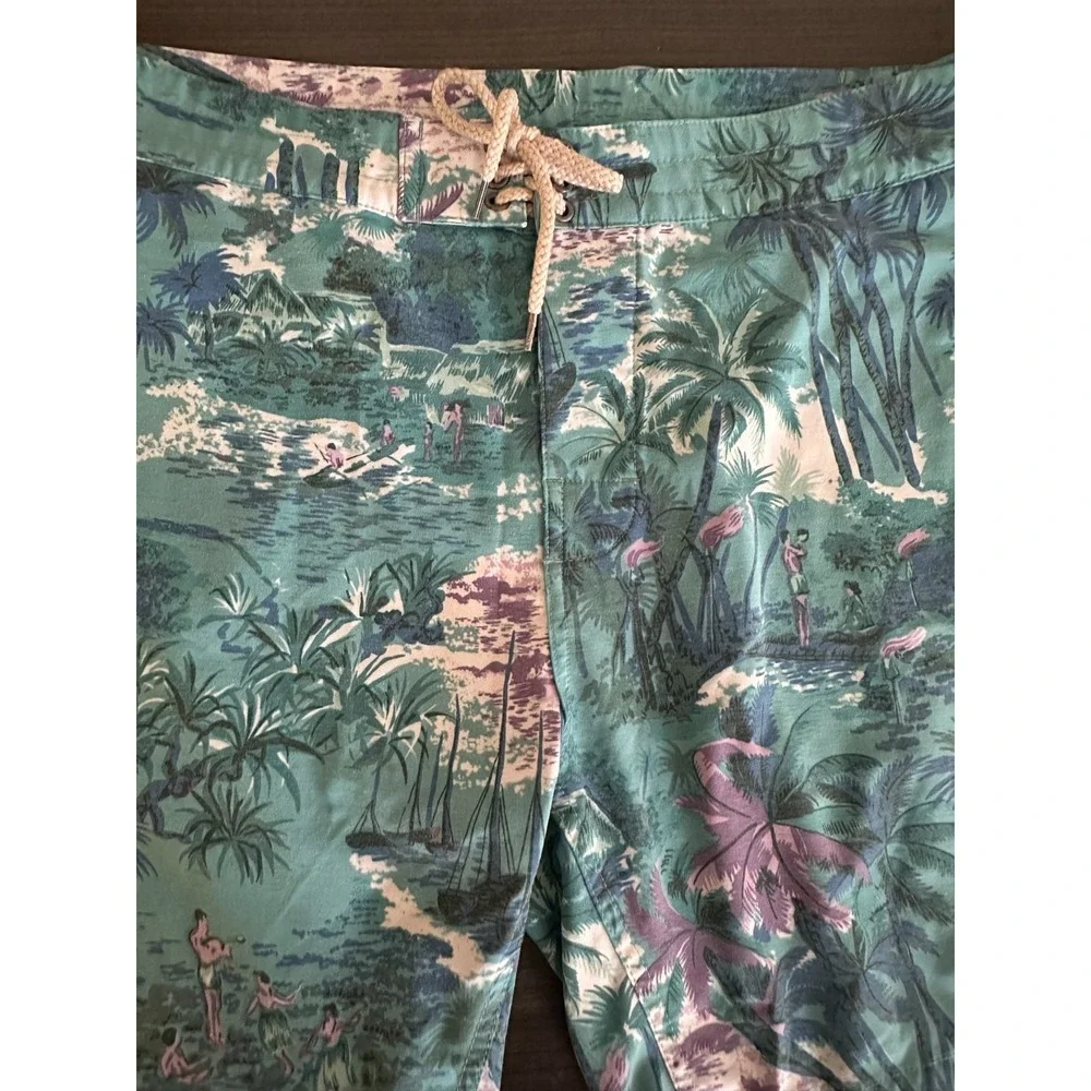 Faherty Brand Men's Size 36 Tropical Print Board Shorts Swim Trunks 38x7